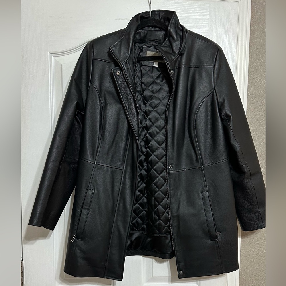 Croft and Barrow 100% leather jacket